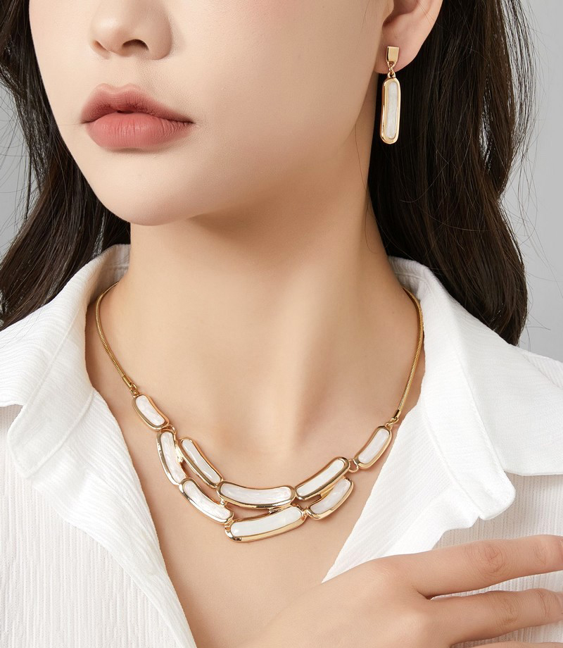 Necklace with matching earring
